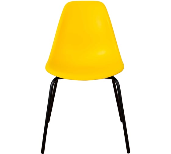 Комплект стульев пластиковых DERSTUHL 2 шт Elegant Black Eames, Лимон, DSL038.011.2