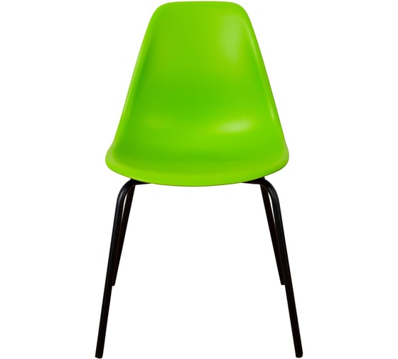 Стул пластиковый DERSTUHL Elegant Black Eames, Салатовый DSL038.012