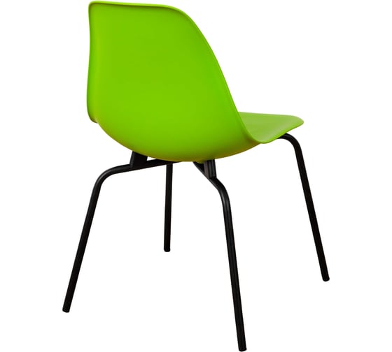 Стул пластиковый DERSTUHL Elegant Black Eames, Салатовый DSL038.012