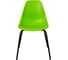 Комплект стульев пластиковых DERSTUHL 4 шт Elegant Black Eames, Салатовый, DSL038.012.4 4