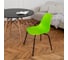 Комплект стульев пластиковых DERSTUHL 4 шт Elegant Black Eames, Салатовый, DSL038.012.4 7