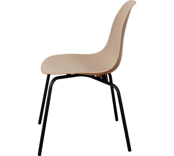 Стул пластиковый DERSTUHL Elegant Black Eames, Темно-бежевый DSL038.013