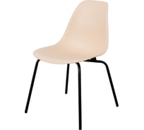 Стул пластиковый DERSTUHL Elegant Black Eames, Теплый бежевый DSL038.014