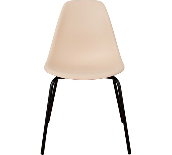 Стул пластиковый DERSTUHL Elegant Black Eames, Теплый бежевый DSL038.014