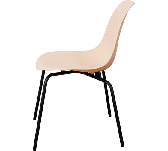 Стул пластиковый DERSTUHL Elegant Black Eames, Теплый бежевый DSL038.014