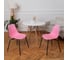 Комплект стульев пластиковых DERSTUHL 2 шт Elegant Black Eames, Розовый, DSL038.015.2 2