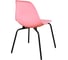 Комплект стульев пластиковых DERSTUHL 2 шт Elegant Black Eames, Розовый, DSL038.015.2 6