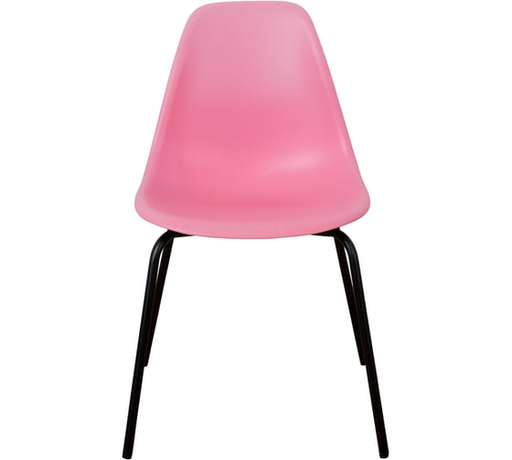 Стул пластиковый DERSTUHL Elegant Black Eames, Розовый DSL038.015