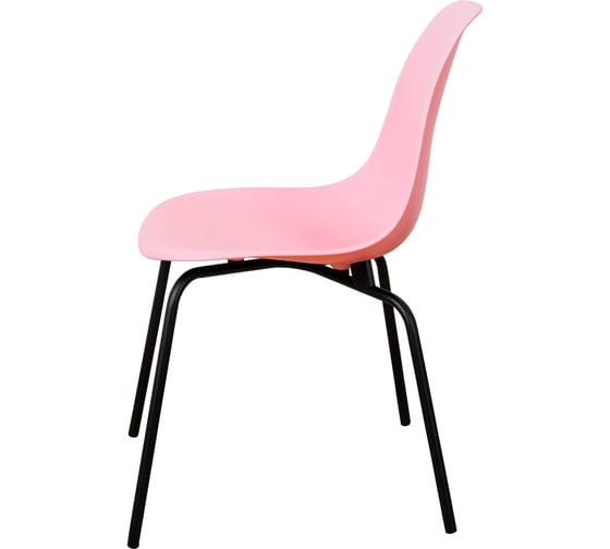 Стул пластиковый DERSTUHL Elegant Black Eames, Розовый DSL038.015
