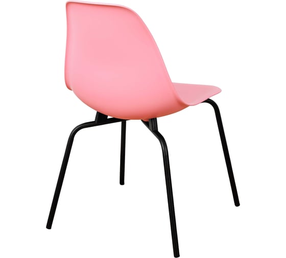 Стул пластиковый DERSTUHL Elegant Black Eames, Розовый DSL038.015