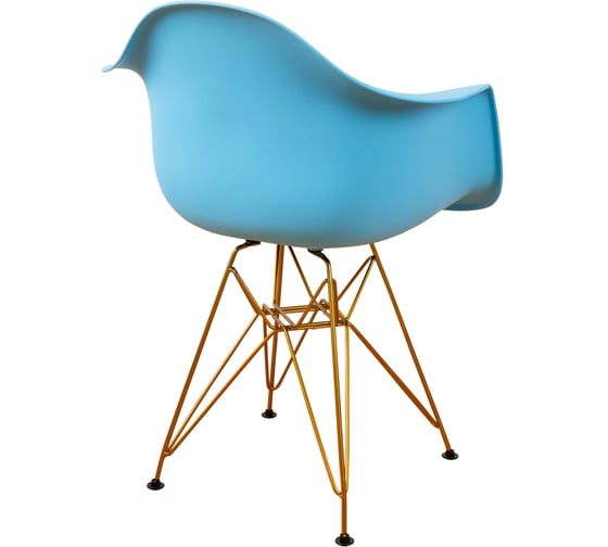 Комплект стульев пластиковых DERSTUHL 4 шт Gold Eames, голубой, DSL040.008.4