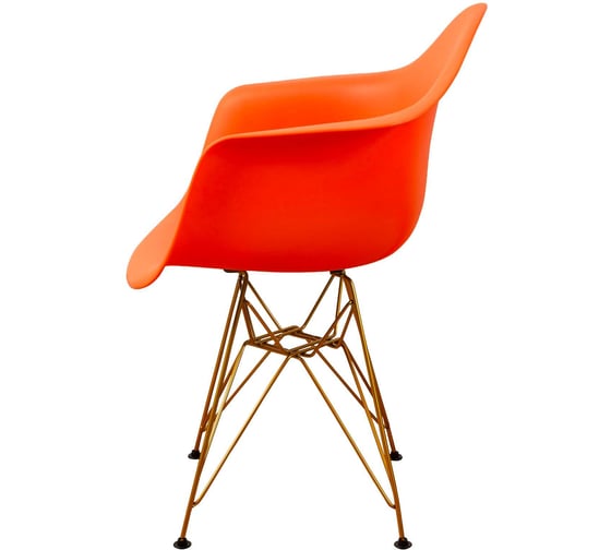 Комплект стульев пластиковых DERSTUHL 4 шт Gold Eames, оранжевый, DSL040.005.4