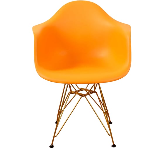 Комплект стульев пластиковых DERSTUHL 4 шт Gold Eames, желтый, DSL040.004.4
