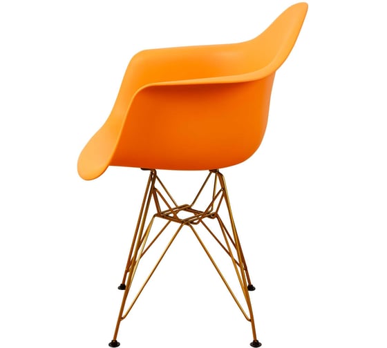 Комплект стульев пластиковых DERSTUHL 4 шт Gold Eames, желтый, DSL040.004.4