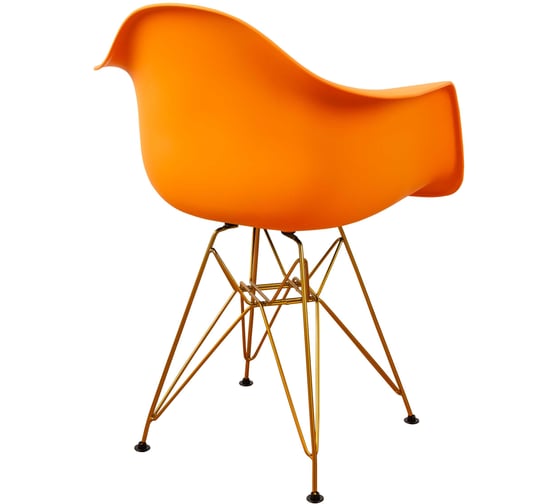 Комплект стульев пластиковых DERSTUHL 4 шт Gold Eames, желтый, DSL040.004.4