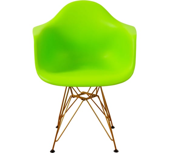 Комплект стульев пластиковых DERSTUHL 4 шт Gold Eames, салатовый, DSL040.012.4