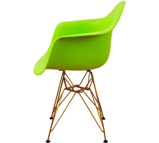 Комплект стульев пластиковых DERSTUHL 4 шт Gold Eames, салатовый, DSL040.012.4