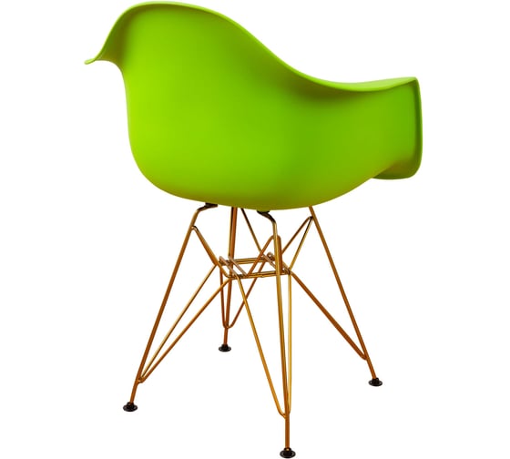 Комплект стульев пластиковых DERSTUHL 4 шт Gold Eames, салатовый, DSL040.012.4