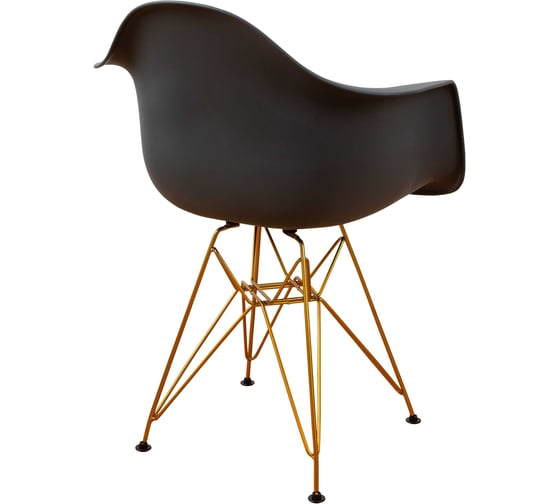 Комплект стульев пластиковых DERSTUHL 4 шт Gold Eames, темно-серый, DSL040.003.4