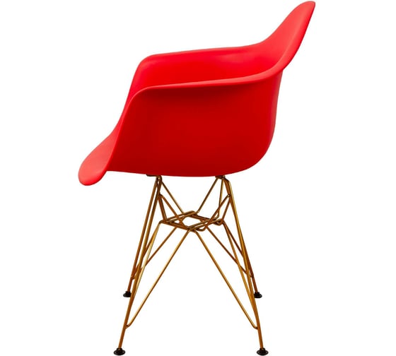 Комплект стульев пластиковых DERSTUHL 4 шт Gold Eames, красный, DSL040.006.4