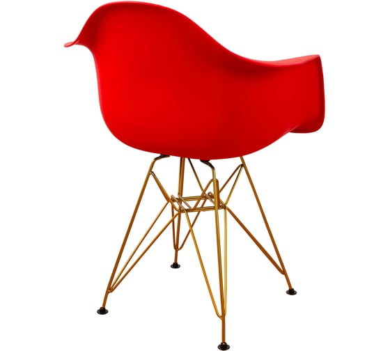 Комплект стульев пластиковых DERSTUHL 4 шт Gold Eames, красный, DSL040.006.4