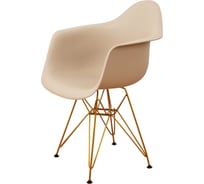 Комплект стульев пластиковых DERSTUHL 4 шт Gold Eames, темно-бежевый, DSL040.013.4
