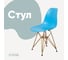 Стул пластиковый DERSTUHL Gold Eames, голубой DSL041.008 1