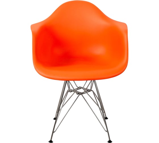 Комплект стульев пластиковых DERSTUHL 4 шт Chrom Eames, оранжевый, DSL05.005.4