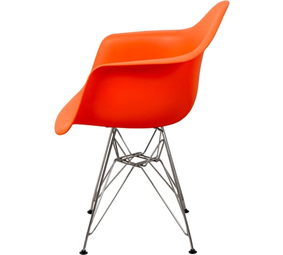 Комплект стульев пластиковых DERSTUHL 4 шт Chrom Eames, оранжевый, DSL05.005.4