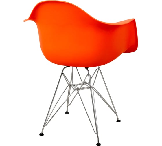 Комплект стульев пластиковых DERSTUHL 4 шт Chrom Eames, оранжевый, DSL05.005.4