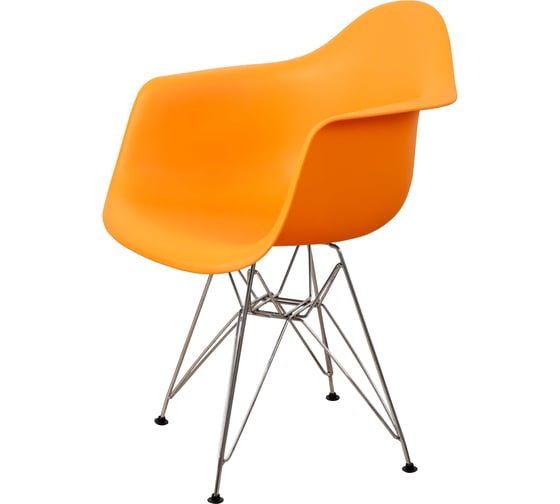Комплект стульев пластиковых DERSTUHL 4 шт Chrom Eames, желтый, DSL05.004.4