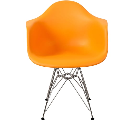 Комплект стульев пластиковых DERSTUHL 4 шт Chrom Eames, желтый, DSL05.004.4