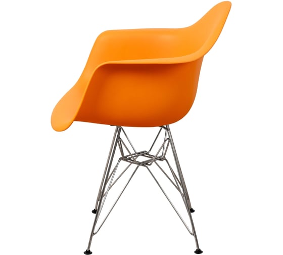 Комплект стульев пластиковых DERSTUHL 4 шт Chrom Eames, желтый, DSL05.004.4
