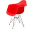 Комплект стульев пластиковых DERSTUHL 4 шт Chrom Eames, красный, DSL05.006.4 3