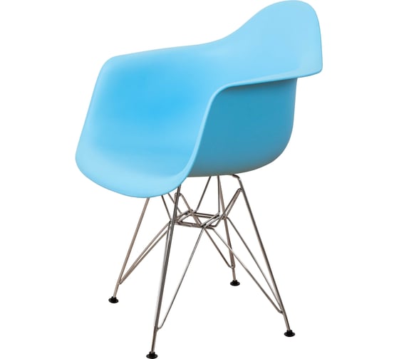Комплект стульев пластиковых DERSTUHL 4 шт Chrom Eames, голубой, DSL05.008.4