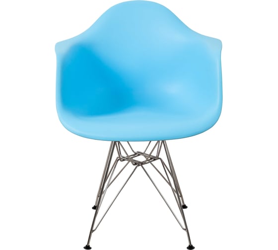 Комплект стульев пластиковых DERSTUHL 4 шт Chrom Eames, голубой, DSL05.008.4
