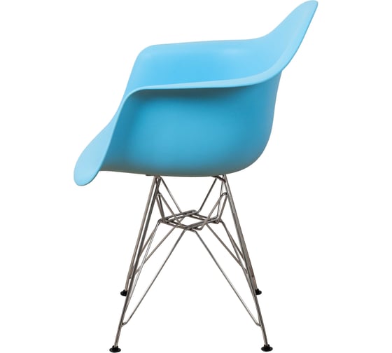 Комплект стульев пластиковых DERSTUHL 4 шт Chrom Eames, голубой, DSL05.008.4