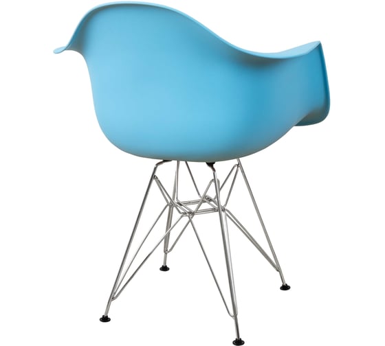Комплект стульев пластиковых DERSTUHL 4 шт Chrom Eames, голубой, DSL05.008.4