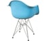 Комплект стульев пластиковых DERSTUHL 4 шт Chrom Eames, голубой, DSL05.008.4 6