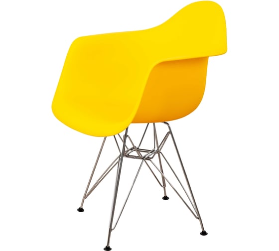 Комплект стульев пластиковых DERSTUHL 4 шт Chrom Eames, лимон, DSL05.011.4