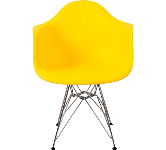 Комплект стульев пластиковых DERSTUHL 4 шт Chrom Eames, лимон, DSL05.011.4