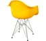 Комплект стульев пластиковых DERSTUHL 4 шт Chrom Eames, лимон, DSL05.011.4 6