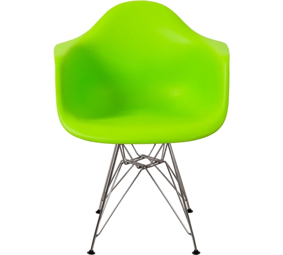 Комплект стульев пластиковых DERSTUHL 4 шт Chrom Eames, салатовый, DSL05.012.4