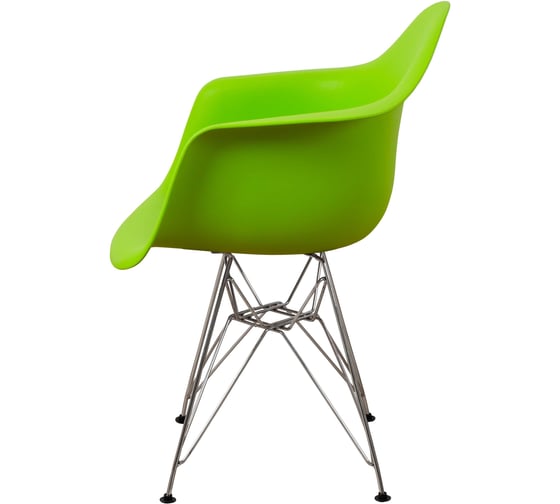 Комплект стульев пластиковых DERSTUHL 4 шт Chrom Eames, салатовый, DSL05.012.4