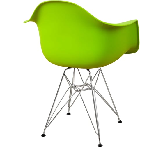 Комплект стульев пластиковых DERSTUHL 4 шт Chrom Eames, салатовый, DSL05.012.4