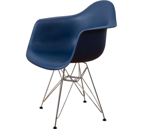 Стул-кресло DERSTUHL Chrom Eames, темно-синий, комплект 4 шт DSL05.017.4