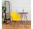 Комплект стульев пластиковых DERSTUHL 4 шт Black Eames, лимон, DSL06.011.4 7
