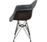 Комплект стульев пластиковых DERSTUHL 4 шт Black Eames, темно-серый, DSL06.003.4 5