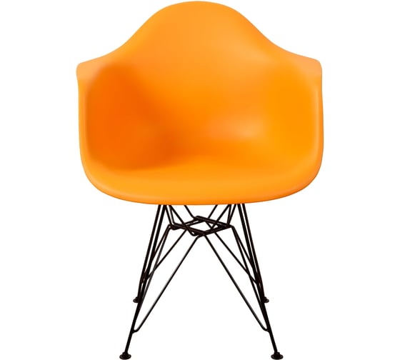 Комплект стульев пластиковых DERSTUHL 4 шт Black Eames, желтый, DSL06.004.4