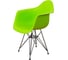Комплект стульев пластиковых DERSTUHL 4 шт Black Eames, салатовый, DSL06.012.4 3